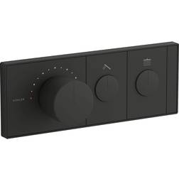 Kohler 26346-9-BL Anthem Recessed Mechanical Thermostatic Valve, One-Outlet, Matte Black