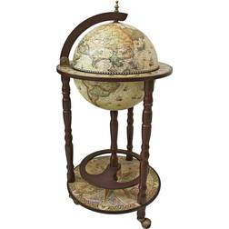 Design Toscano Sixteenth Century Crema Durata Replica Bar Globe