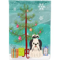 Caroline's Treasures BB4213GF Merry Christmas Tree Shih Tzu Decoration