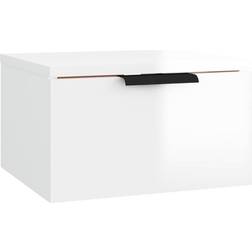 vidaXL Wall-mounted Cabinet High Bedside Table