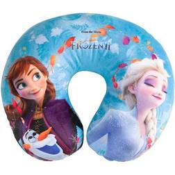 Disney Cervical Travel Nackenkissen aus Frozen II Stoff für Mädchen und Prinzessinnen ELSA, 30 x 10 x 20 cm