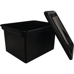 Advantus File Tote with Lid, 1/2"D