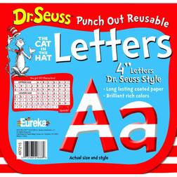 Eurekaï¿½ Dr. Seussï¿½ Stripes Reusable Punch Out Deco Letters, 4" 217 Pieces