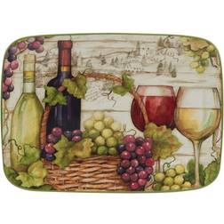 Certified International Meadow Brook Vineyard Serving Dish