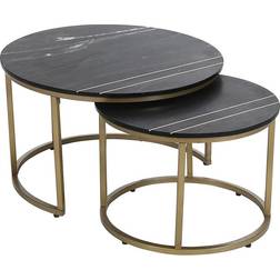 Coast to Coast Coffee Stripe Erick Cocktail Nesting Table