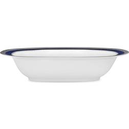 Noritake Odessa Cobalt Platinum Oval Vegetable Serving Bowl