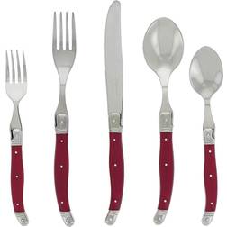 French Pc Raspberry Cutlery Set 20