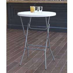 Flash Furniture Elon 2.6-Foot Round Bar Table