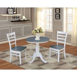 International Concepts Round Top Pedestal Dining Set