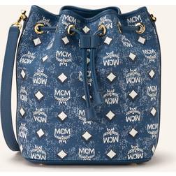 MCM 'Dessau' Bucket Bag Blue U