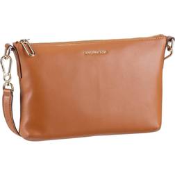 Mandarina Duck Umhängetasche Luna Flat Pochette KBT07 Caramel Cafe 2.5 Liter