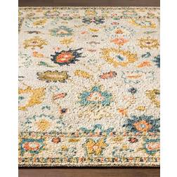 Surya Mila Hand-Knotted Wool Beige, Orange, Blue