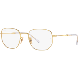 Ray-Ban Rb6496 Gold Fassung Klar Glas Polarisiert 51-20 Gold 51-20