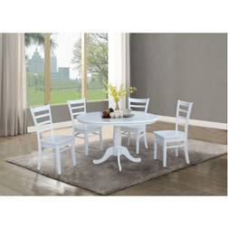 International Concepts 36" Round Extension Dining Set