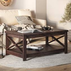 Belleze Modern Farmhouse Coffee Table