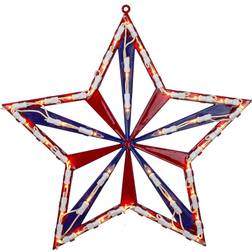 Northlight 14 Lighted Red 4th of July Star Window Silhouette Decoration
