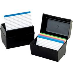Tops Products Plastic Index Boxes 3 X 5 300 Cards