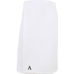 Linum Home Textiles Terry Personalized Wrap Bath Towel White