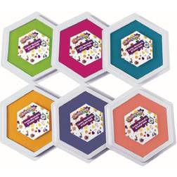 Colorations Candy Colors Jumbo Washable Stamp Pads Set of 6