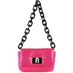 Furla 1927 Soft Mini Shoulder Woman Shoulder bag Fuchsia Size Polyamide, Soft Leather Pink