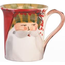 Vietri Old St. Nick Striped Hat Cup