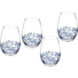 Spode Blue Italian Stemless Drinking Glass 19fl oz 4