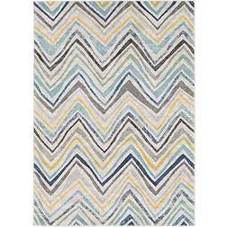 Surya Harput HAP-1027 Rectangle Modern Rug Yellow, Blue, Turquoise, Gray