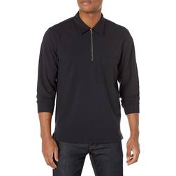 Theory Men's Ryder LS Polo Z.RELA, Black