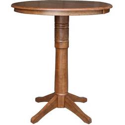 International Concepts Distressed Oak 36-Inch Round Top Small Table