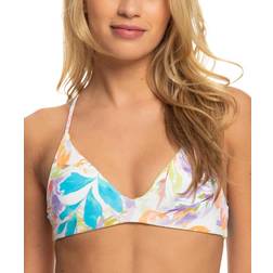 Roxy Women's Retro Reversible Triangle Swim Bikini Top