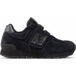 New Balance Kid's 574 Core Hook & Loop - Black