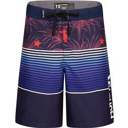 Hurley Boys' Americana Floral Swim Boardshorts