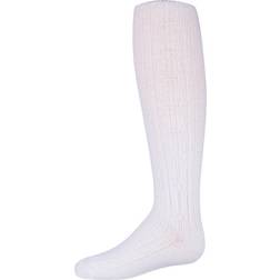 MeMoi Girl's Chunky Cable Knit Blend Knee High Socks - White (32230857048106)