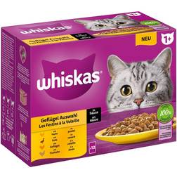 Whiskas Multipack 1+ Geflügel Auswahl