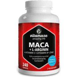 Vitamaze Maca 4000mg + L-Arginin + + Zink 240