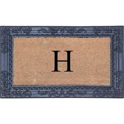 A1 Home Collections Sketch Border Black, Beige 24x"