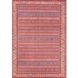 Momeni Afshar Traditional Tribal Blue, Red, Multicolor, Orange