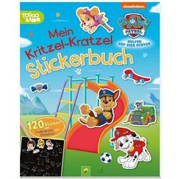 PAW Patrol Mein Kritzel-Kratzel Stickerbuch mit Bambus-Stick