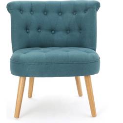 Contemporary Home Living 31.75" Teal Lounge Chair