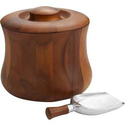 Nambe Nara Wood with Alloy Scoop Ice Bucket