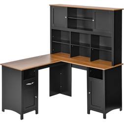 Homcom L Shaped Writing Desk 58x59"