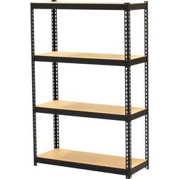 Lorell Narrow Steel Depth Recycled Shelving System