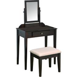 Benjara Wood Set Vertical Dressing Table