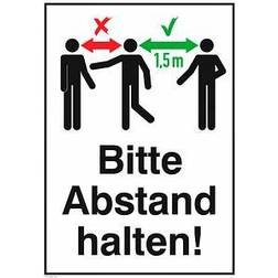 SafetyMarking® Hinweisschild "Bitte Abstand halten!"