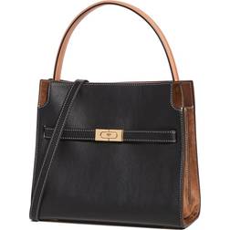 Tory Burch Small Lee Radziwill Double Bag Black OS