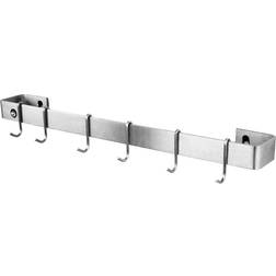 Enclume Handcrafted Steel Rack Bar with 6-Hooks Hook & Hanger