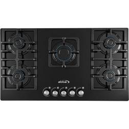 On Glass Cooktop With 5 Burners