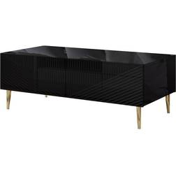 Meble Furniture Wood Black Coffee Table 20.1x43.3"