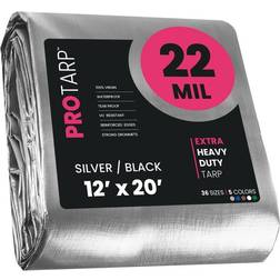 Protarp Silver/Black 22Mil 12 x 20 Tarp, PT-201-12X20