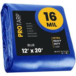 Protarp Blue 16Mil 12 x 20 Tarp Protarp, PT-105-12X20